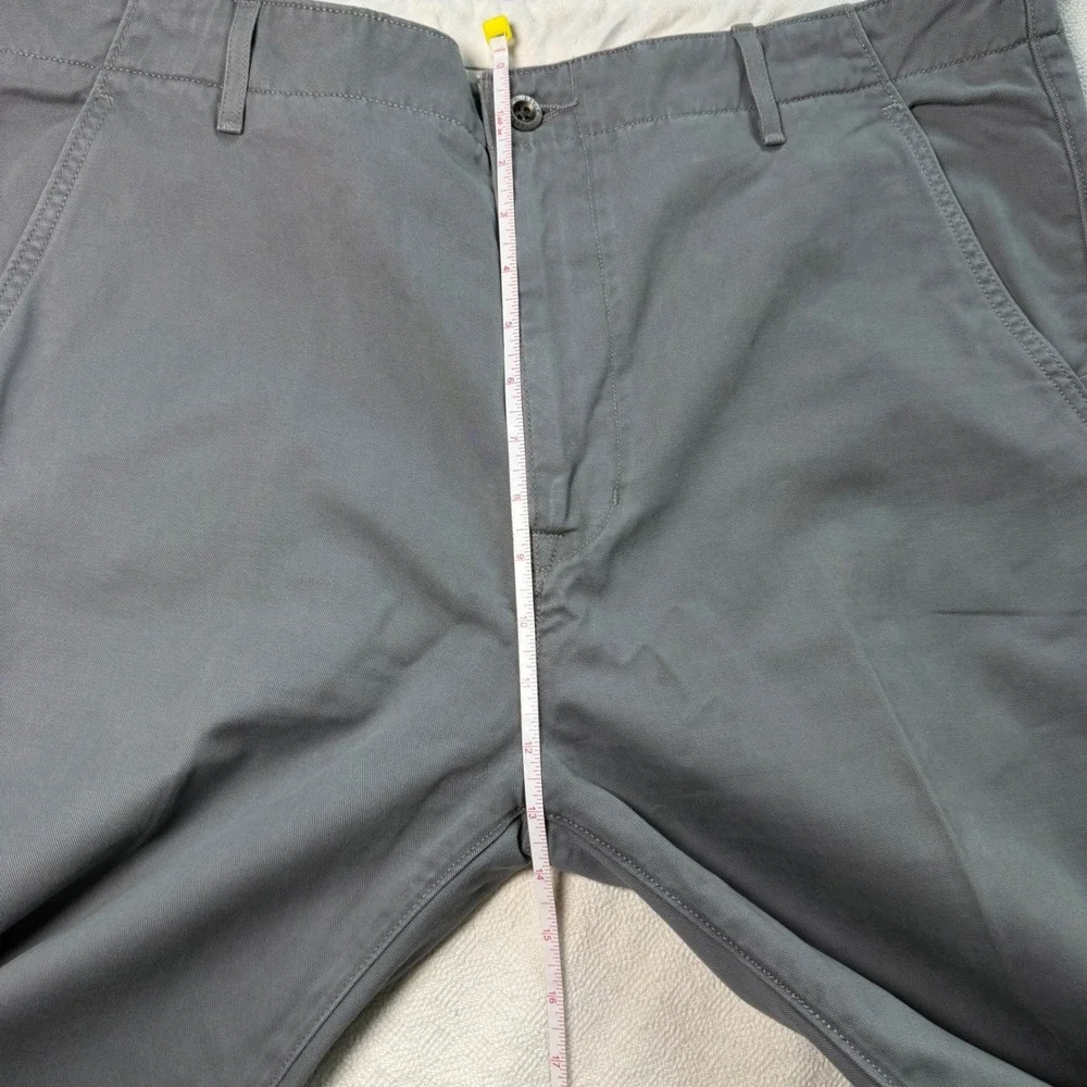 Levis Mens Chino Specifications Gray Flat Front Pants 55609-55328 39x34